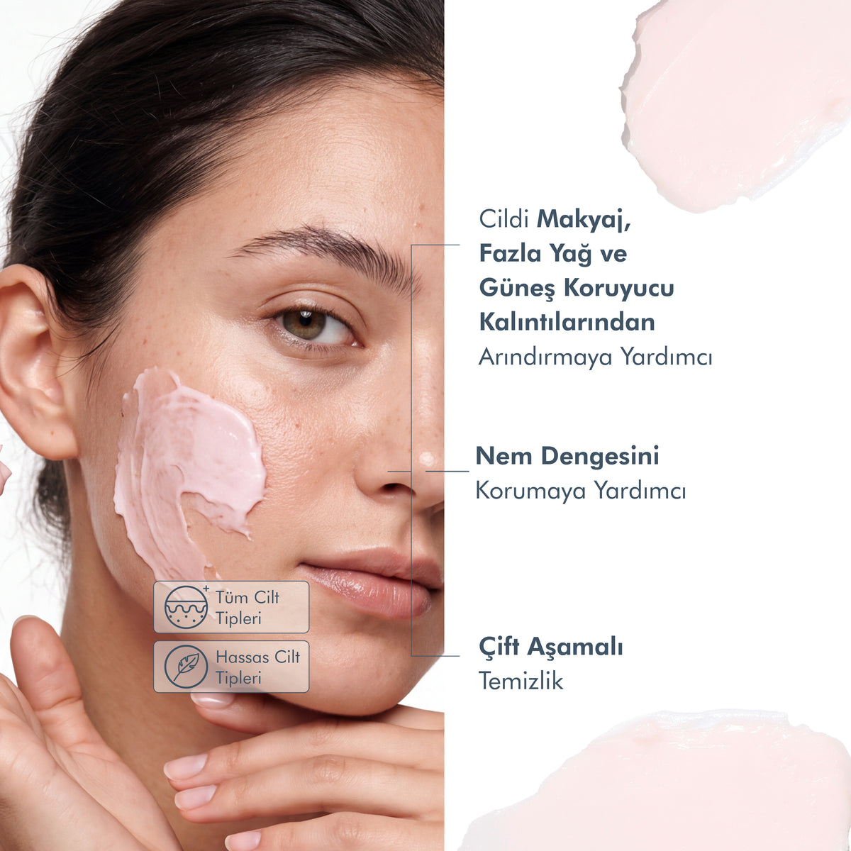 Hassas ve Kuru Ciltler İçin Nem ve Antioksidan İçerikli Temizleyici Balm 85 Gr