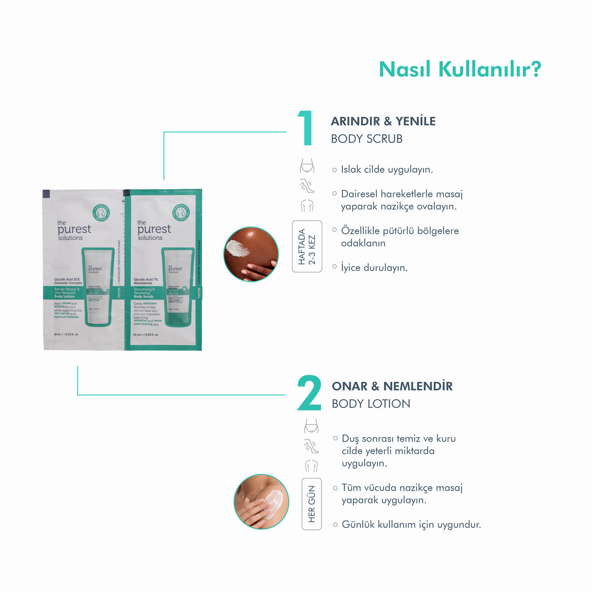 Sürpriz Bakım Kutusu – 2x60ml Şampuan + 3x10ml Vücut Peeling &amp; Losyon Tester + Sürpriz Saç Aksesuarı