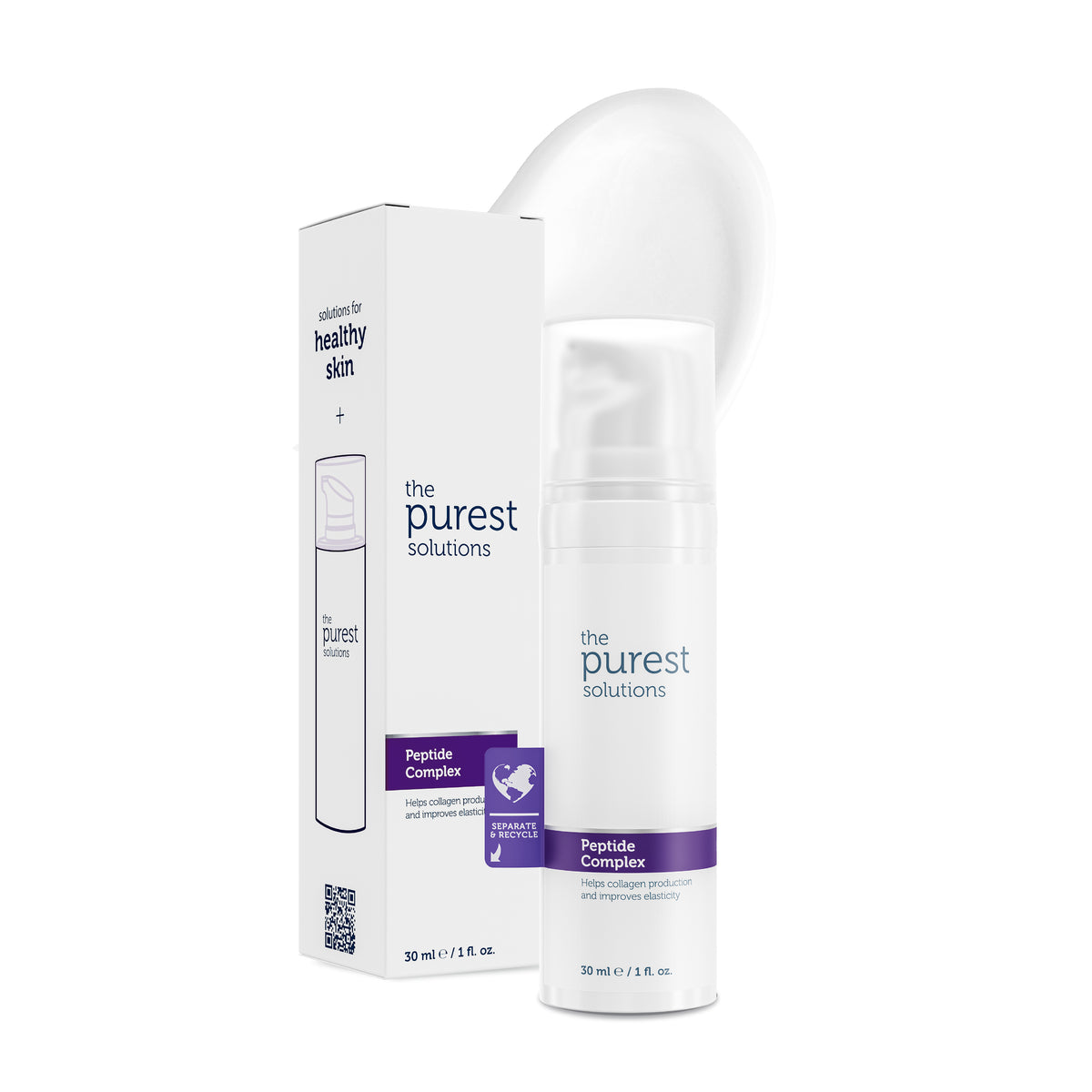 Hautverjüngendes und Anti-Aging-Serum mit reparierenden Peptiden, 30 ml (Peptidkomplex)