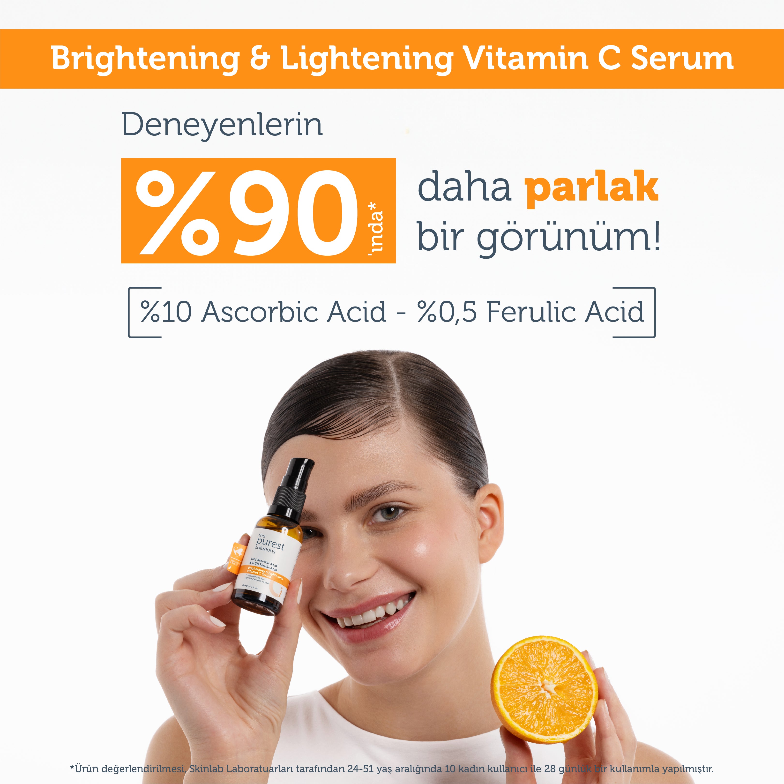 Aufhellendes und hauttonausgleichendes Vitamin-C-Serum 30 ml