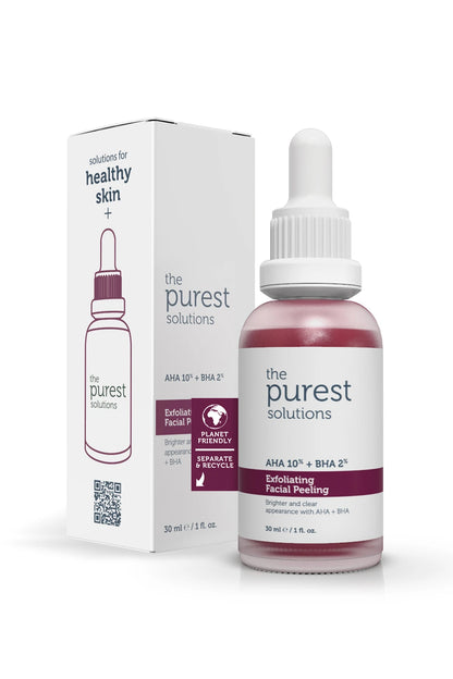 AHA &amp; BHA Revitalisierendes und hauttonausgleichendes Serum gegen Rötungen und Peelings, 30 ml