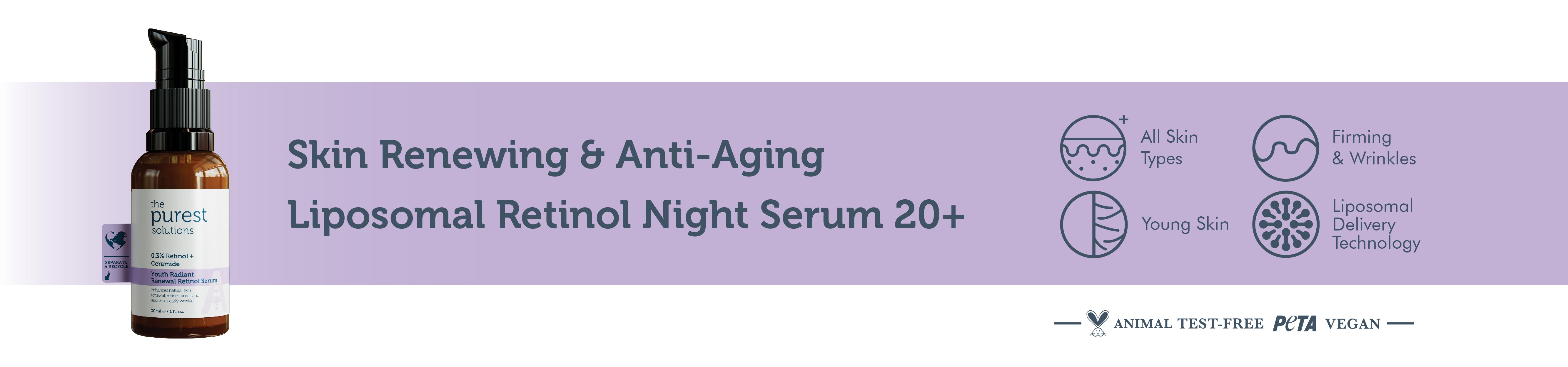Regenerating and Anti-Aging Liposomal Retinol Night Serum 20+